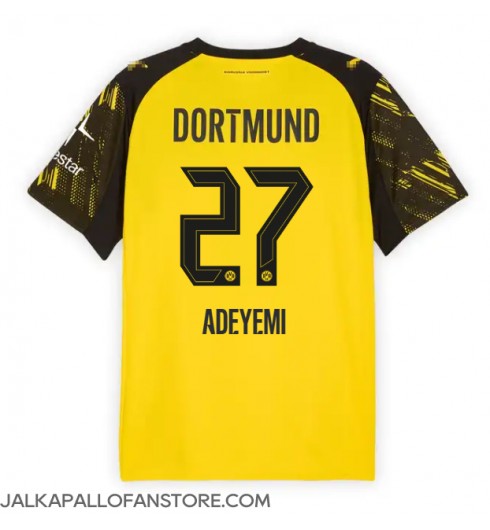 Borussia Dortmund Karim Adeyemi #27 Kotipaita 2025-26 Lyhythihainen Borussia Dortmund Karim Adeyemi #27 Kotipaita 2025-26 Lyhythihainen